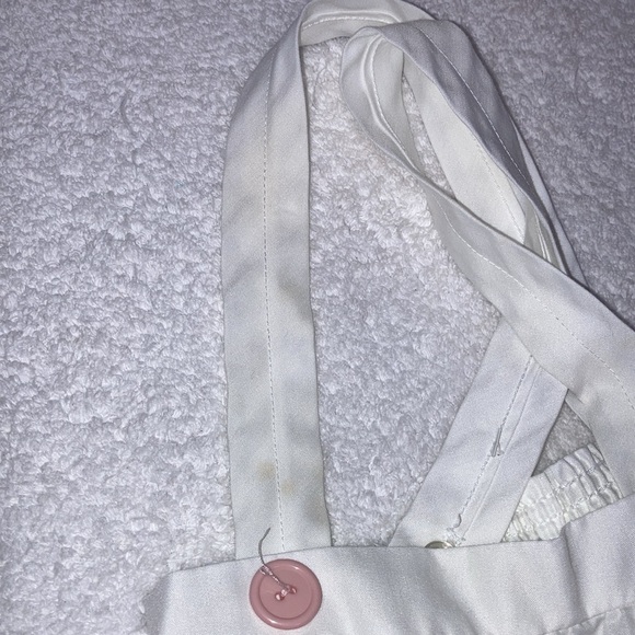 Vintage 80’s tropical side stripe overalls 12m - Picture 9 of 9